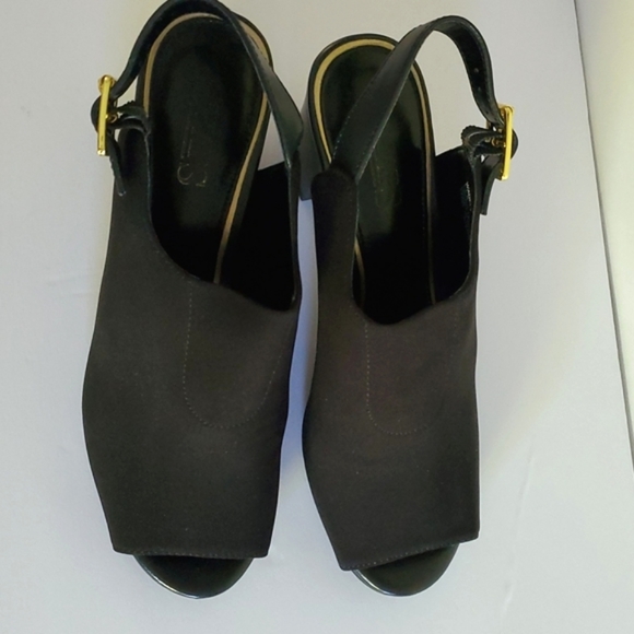 Chaps Peeptoe Slingback Booties - Picture 3 of 8